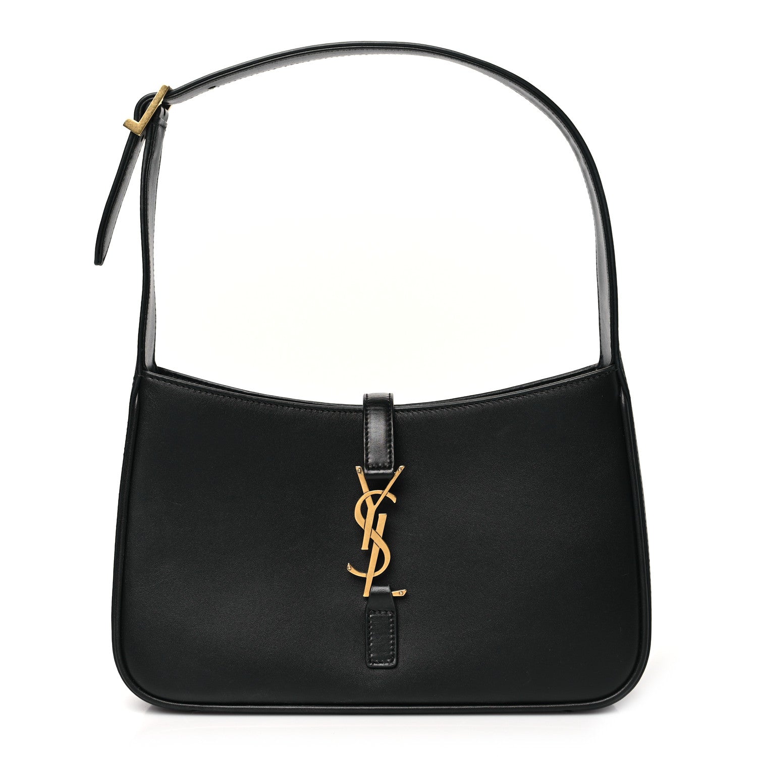 Saint Laurent Smooth Calfskin Le 5 A 7 Hobo Black 1 of 11