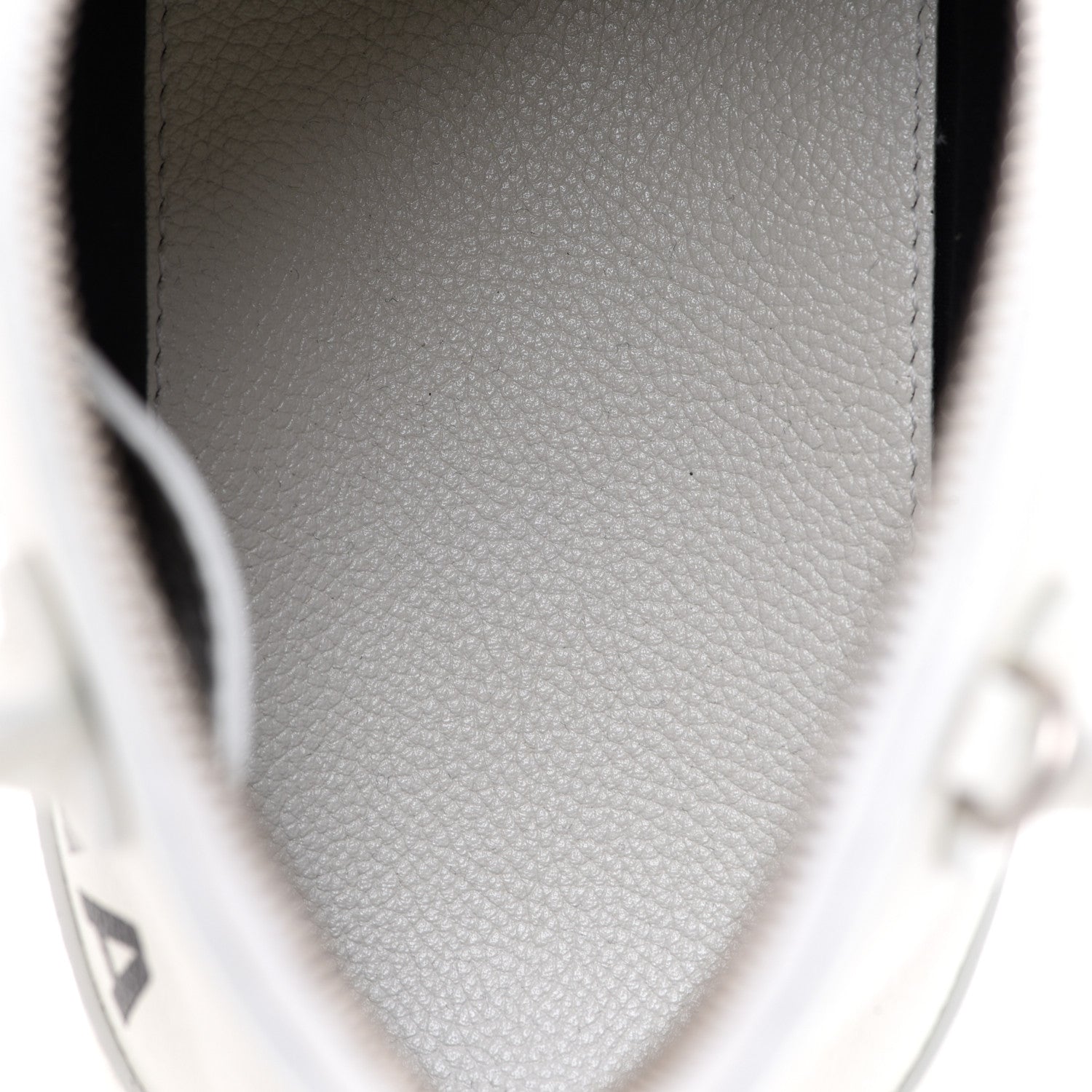 Balenciaga Grained Calfskin XXS Ville Top Handle Bag White Black 5 of 10