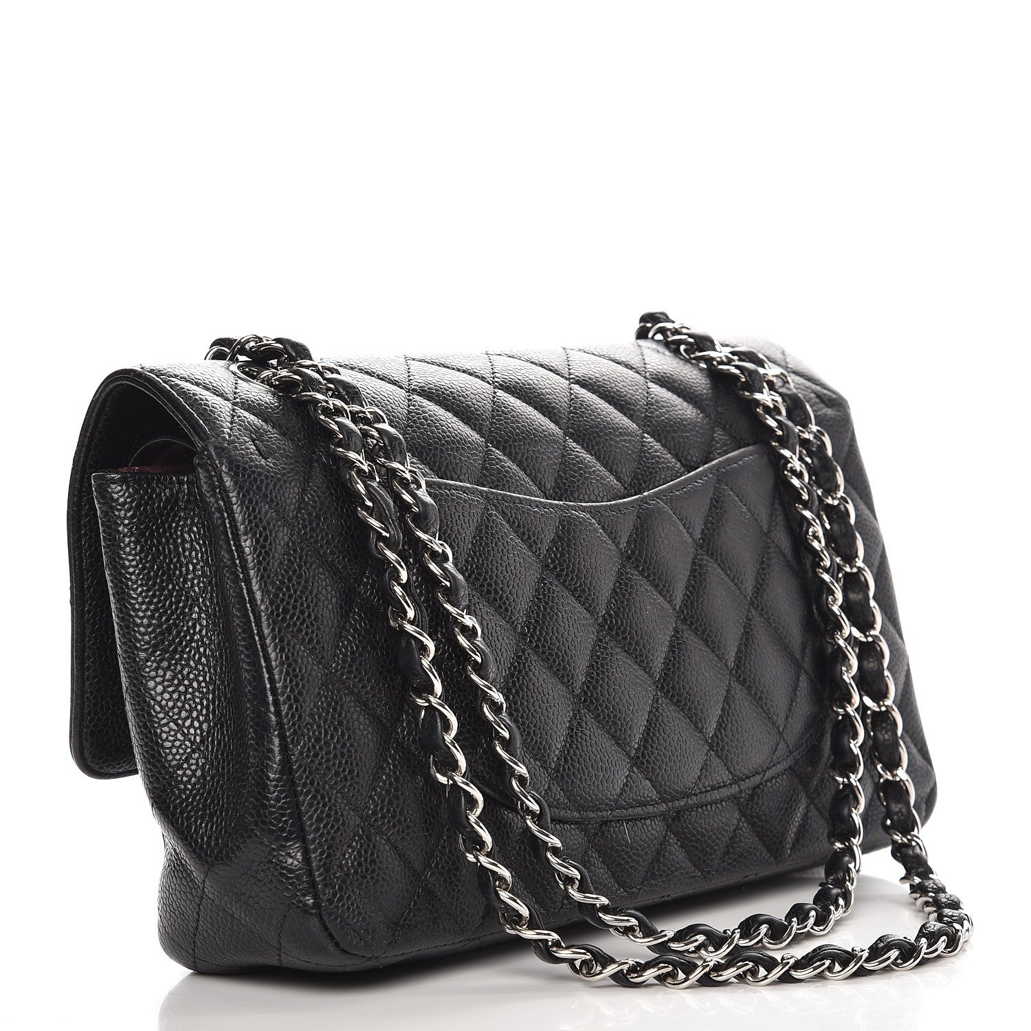 Chanel Caviar Quilted Medium Double Flap Black 4 of 18