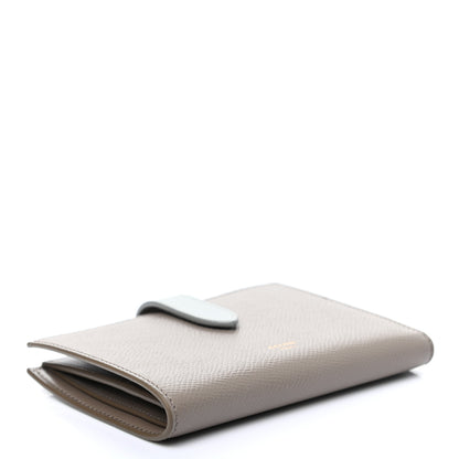 Celine Grained Calfskin Medium Multifunction Strap Wallet Pebble Mineral 4 of 10