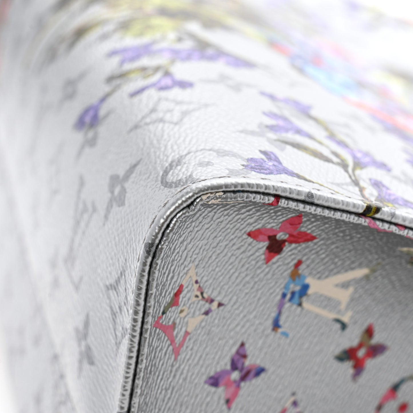 Metallic Monogram LV Garden OnTheGo MM Silver