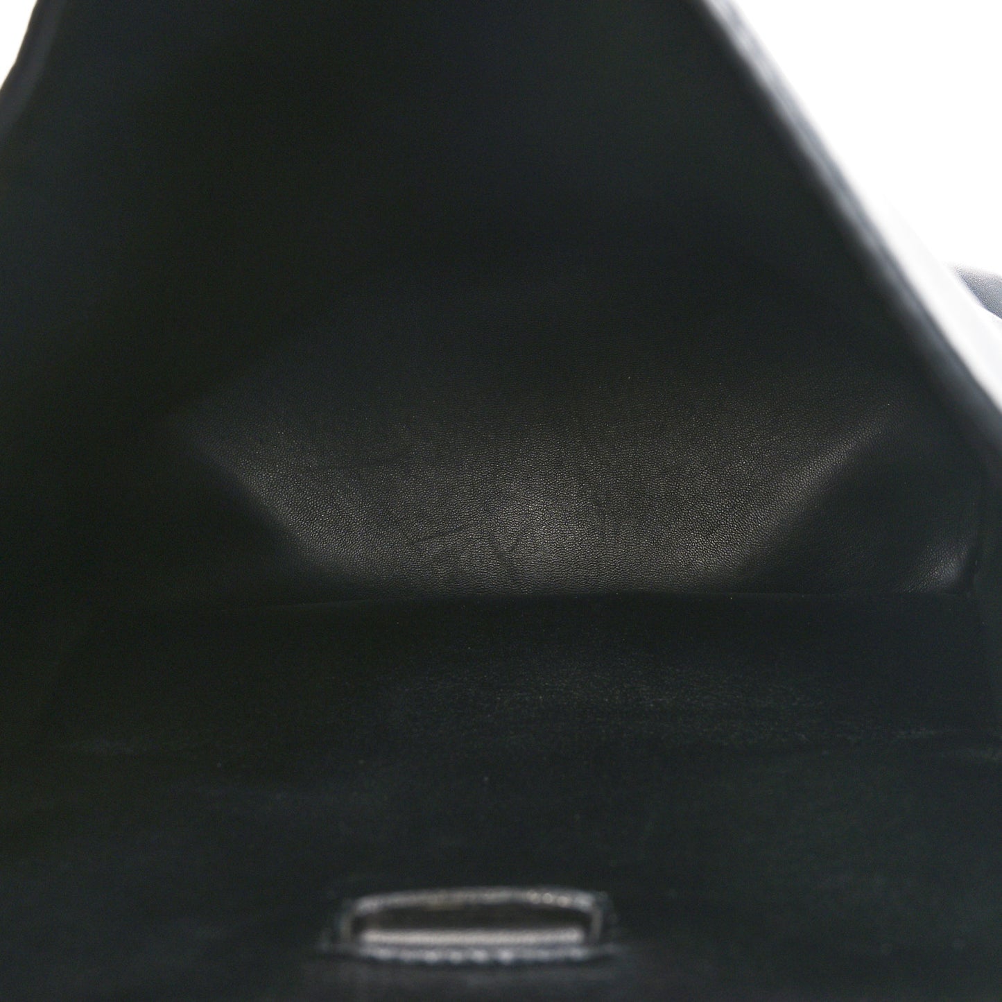 Nappa Frame Shoulder Bag Black Purple