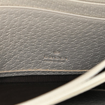 Gucci GG Supreme Monogram Flora Web Ophidia Continental Wallet White 6 of 8