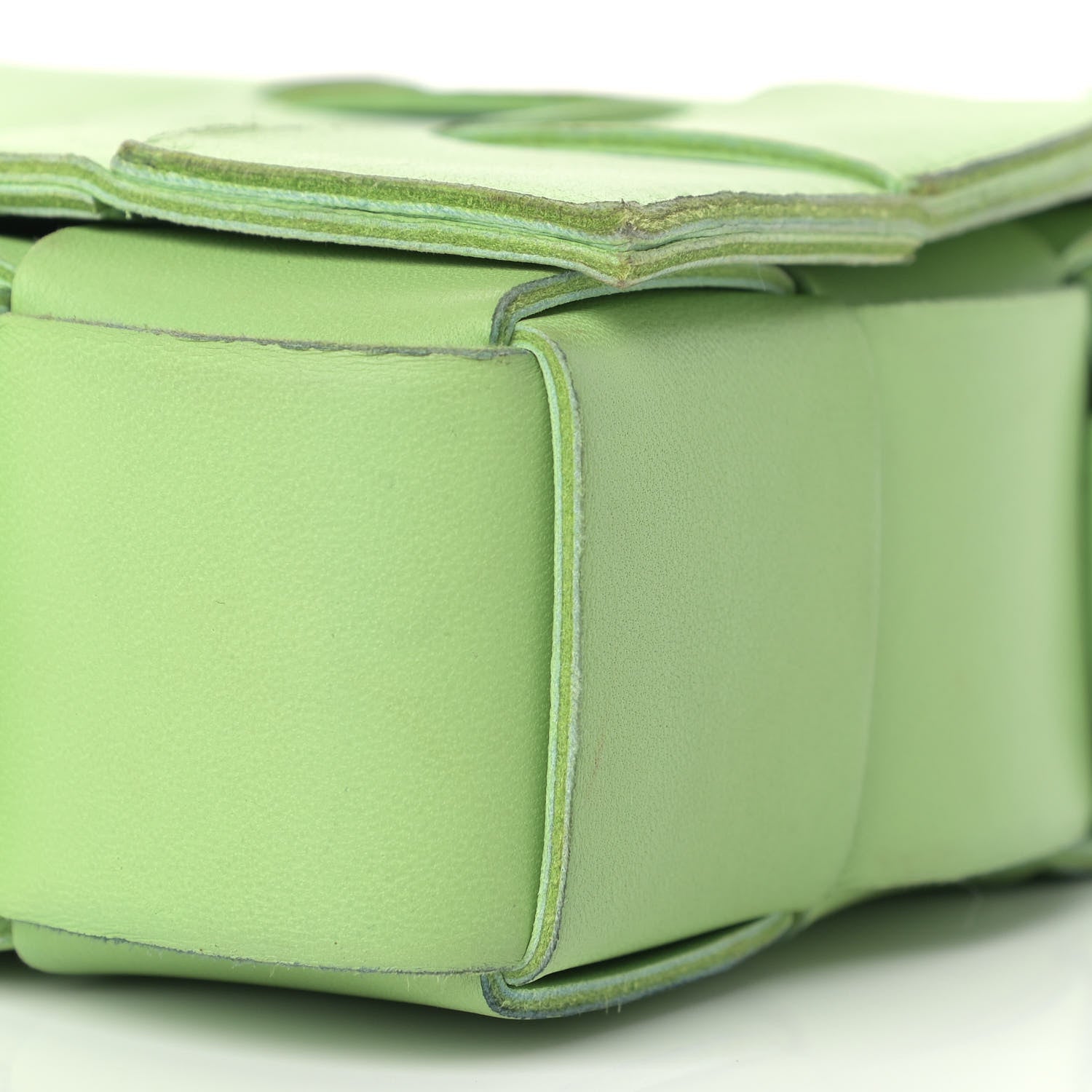 Bottega Veneta Nappa Maxi Intreccio Cassette Bag Pistachio 9 of 16