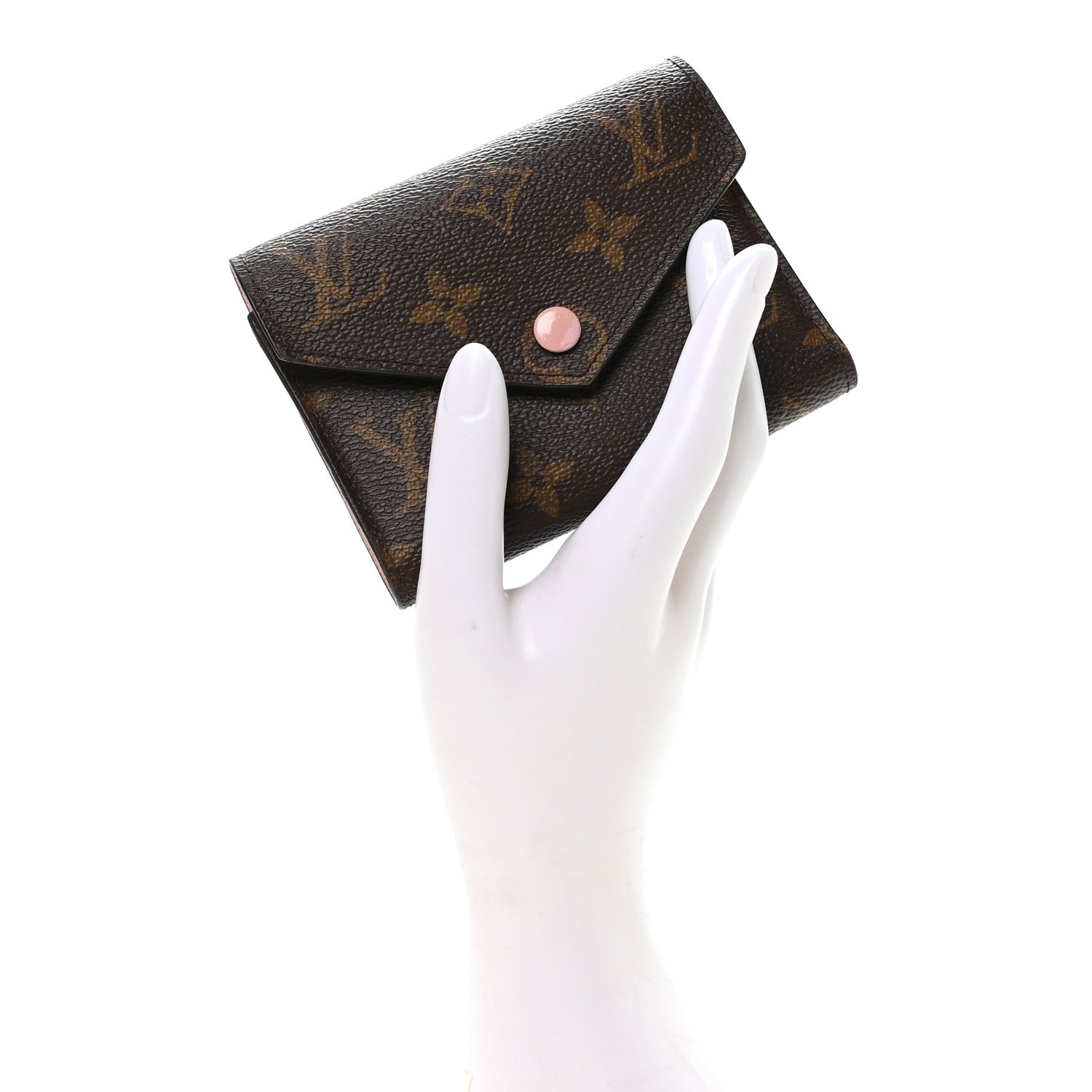 Louis Vuitton Monogram Victorine Wallet Rose Ballerine 2 of 8