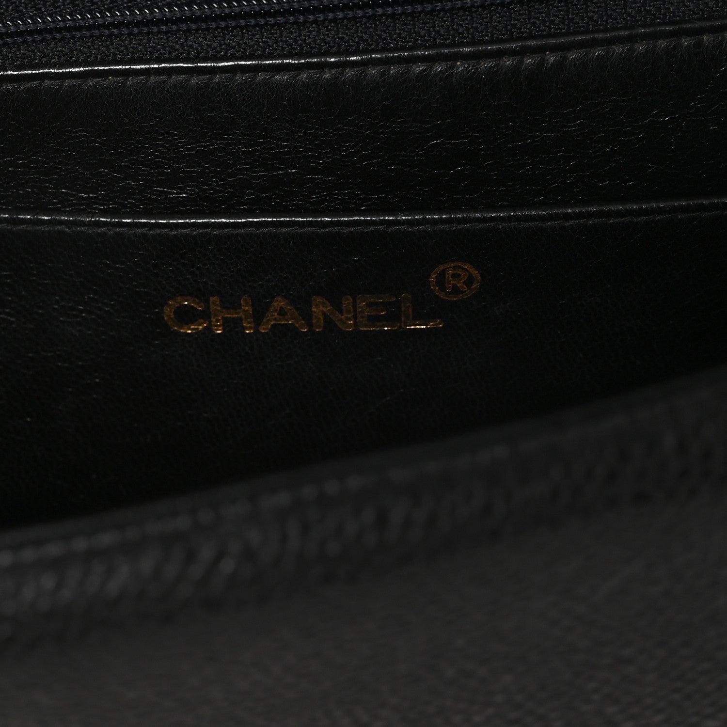 Chanel Caviar Vertical Quilted Kelly Flap Bag Black 6 of 11