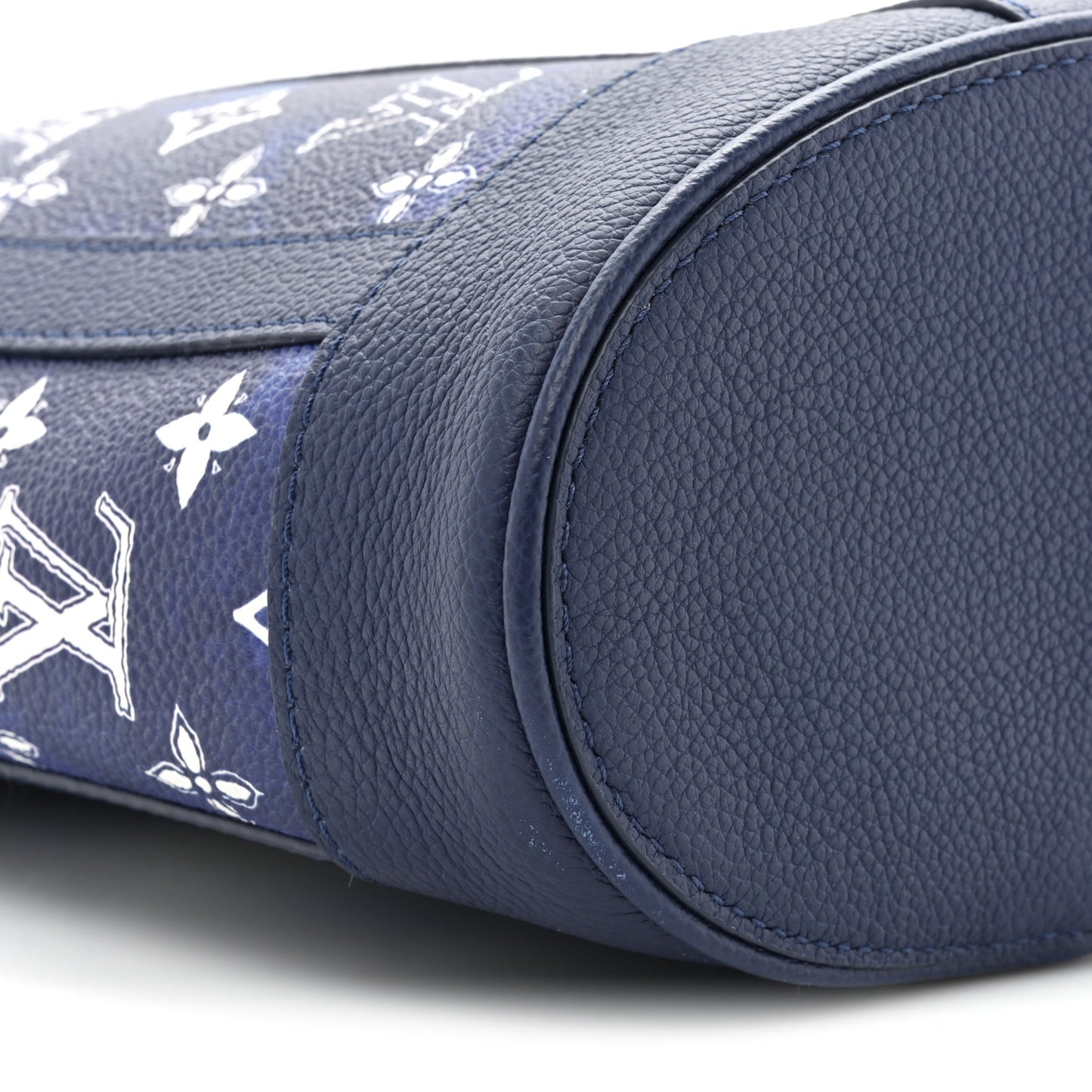 Cowhide Monogram Bandana Randonnee PM Blue