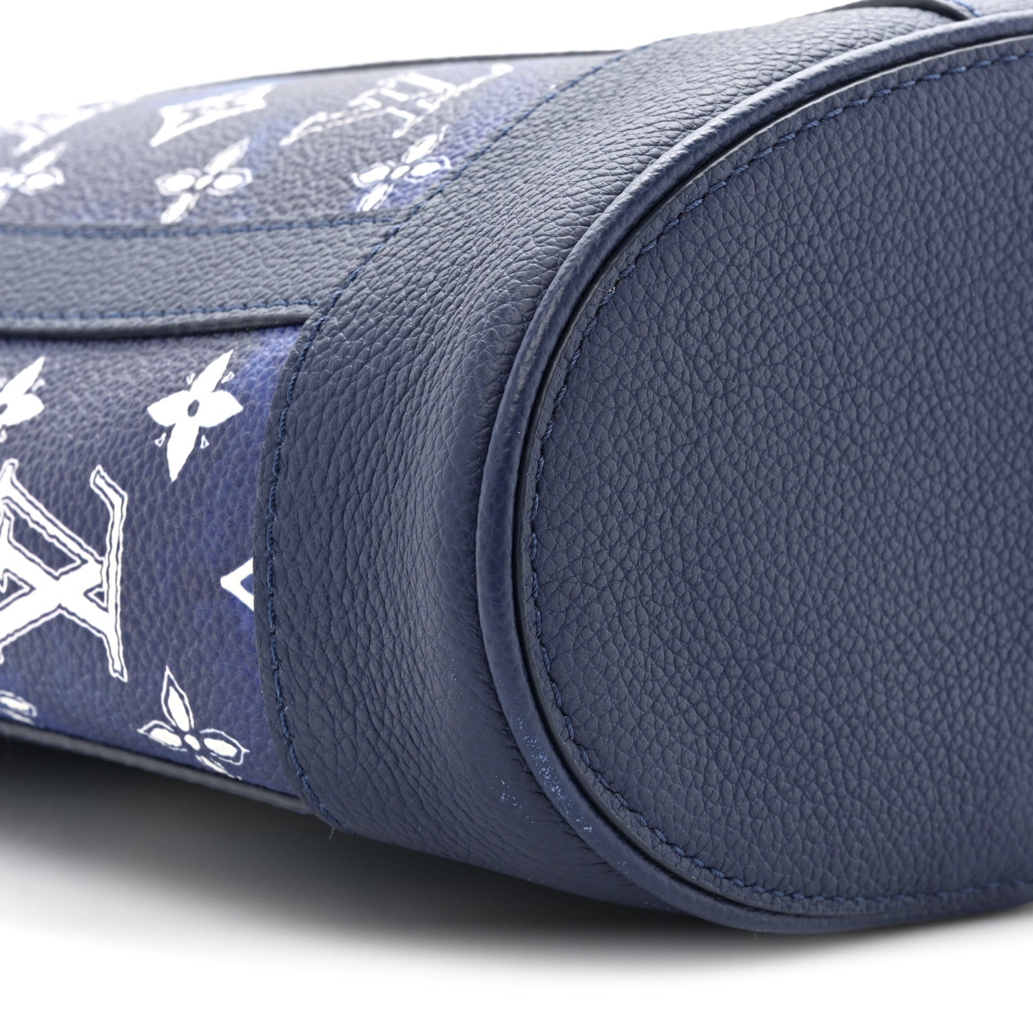 Louis Vuitton Cowhide Monogram Bandana Randonnee PM Blue 8 of 8