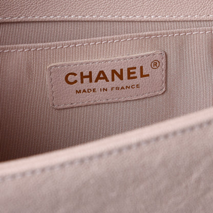 Chanel Caviar Quilted Medium Boy Flap Light Pink 7 of 10