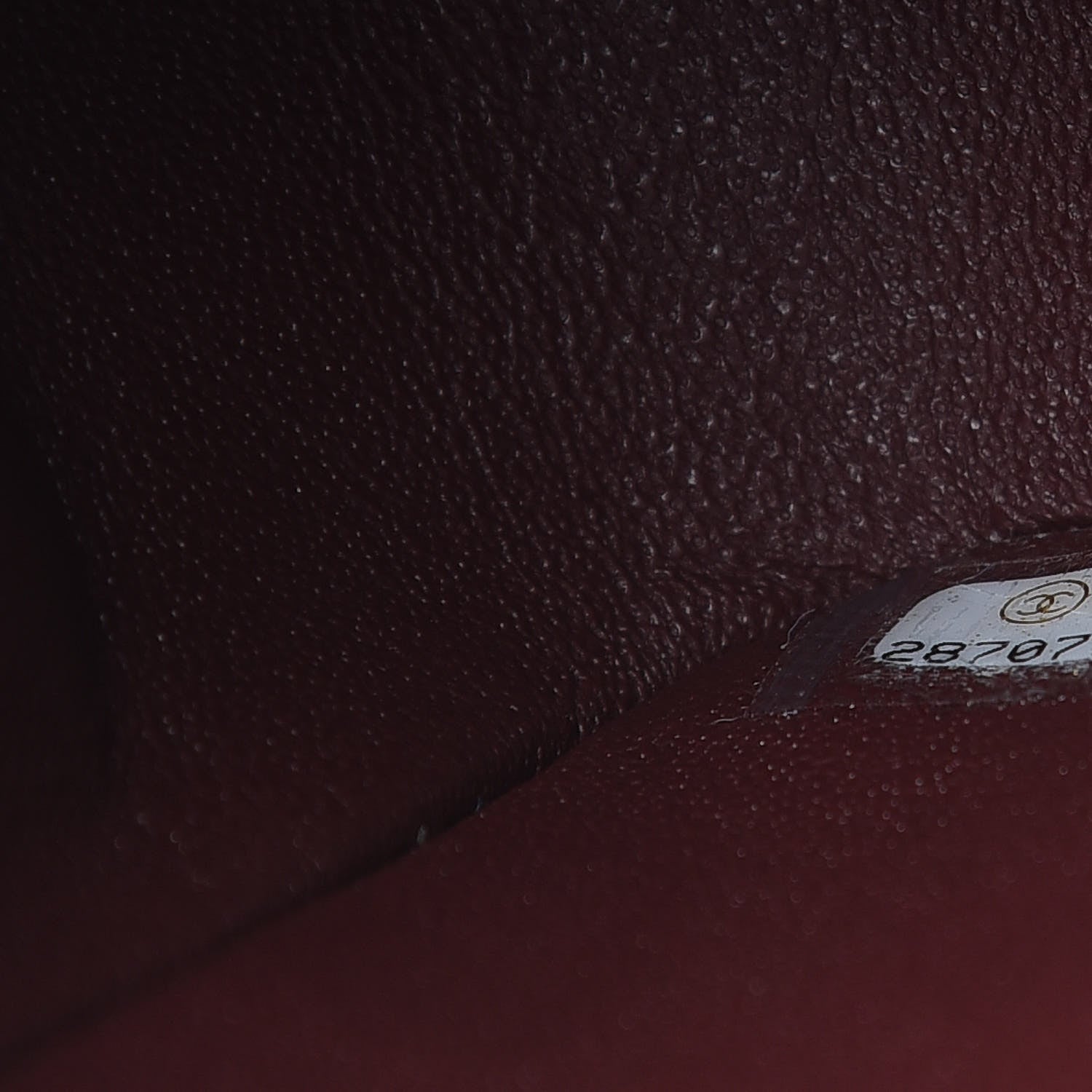 Chanel Lambskin Quilted Mini Square Flap Burgundy 7 of 12