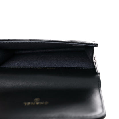 Chanel Lambskin Quilted Elegant Chain Mini Flap Belt Bag Black 4 of 12