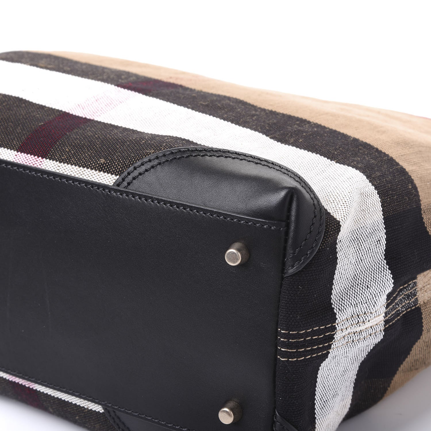 Burberry Canvas Mega Check Medium Maidstone Black 8 of 12