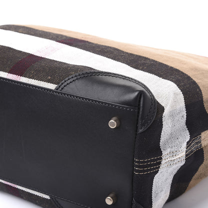 Burberry Canvas Mega Check Medium Maidstone Black 8 of 12