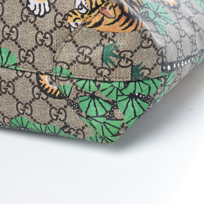 Gucci GG Supreme Monogram Bengal Medium Shopping Tote Beige Yard 15 of 23