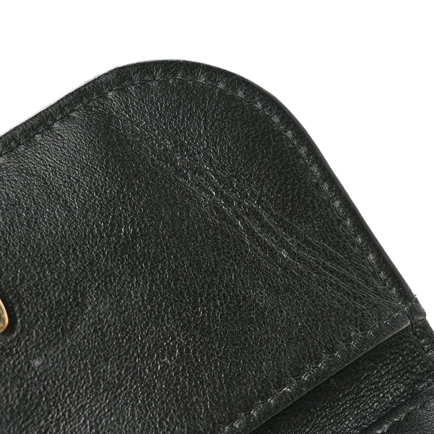 Chanel Lambskin Quilted Flap Card Holder Black 9 of 10