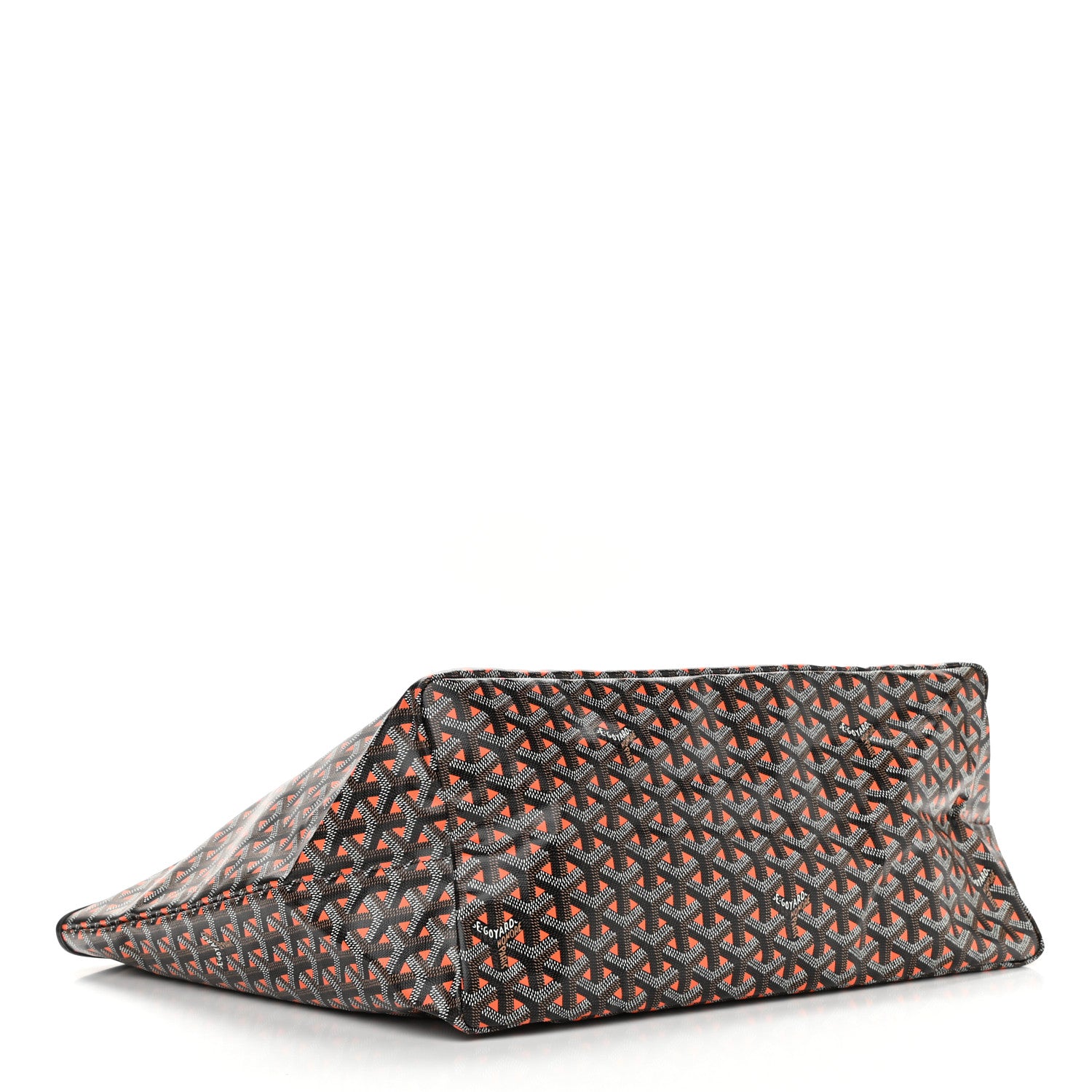 Goyard Goyardine Saint Louis Claire Voie GM Black Orange 5 of 11