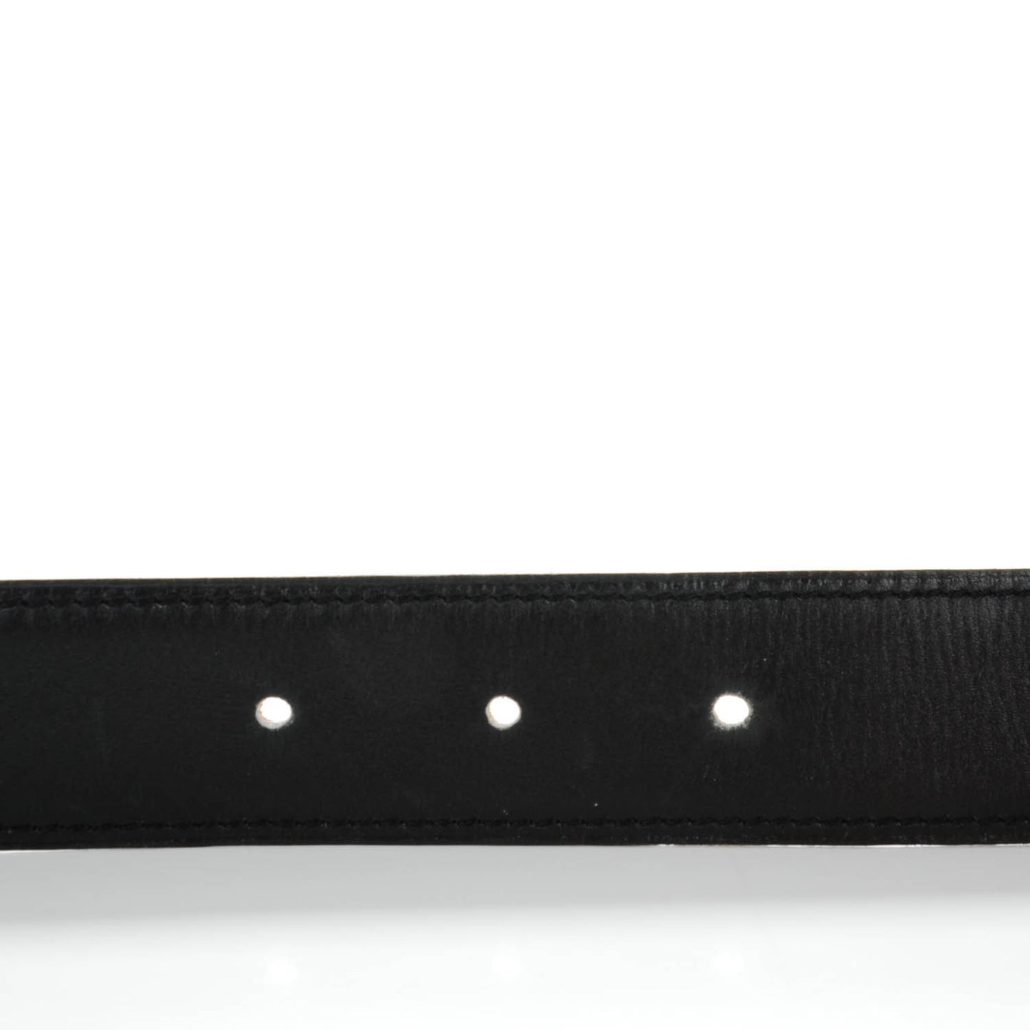 Box Courchevel 32mm H Belt 85 Black Gold