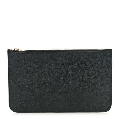 Louis Vuitton Empreinte Monogram Giant Neverfull MM Pochette Black 1 of 7
