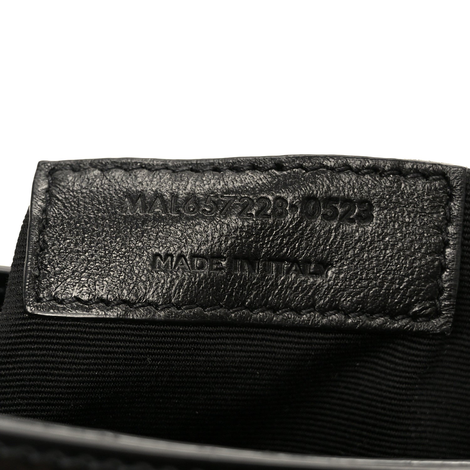 Saint Laurent Patent Le 5 A 7 Monochrome Hobo Black 8 of 12