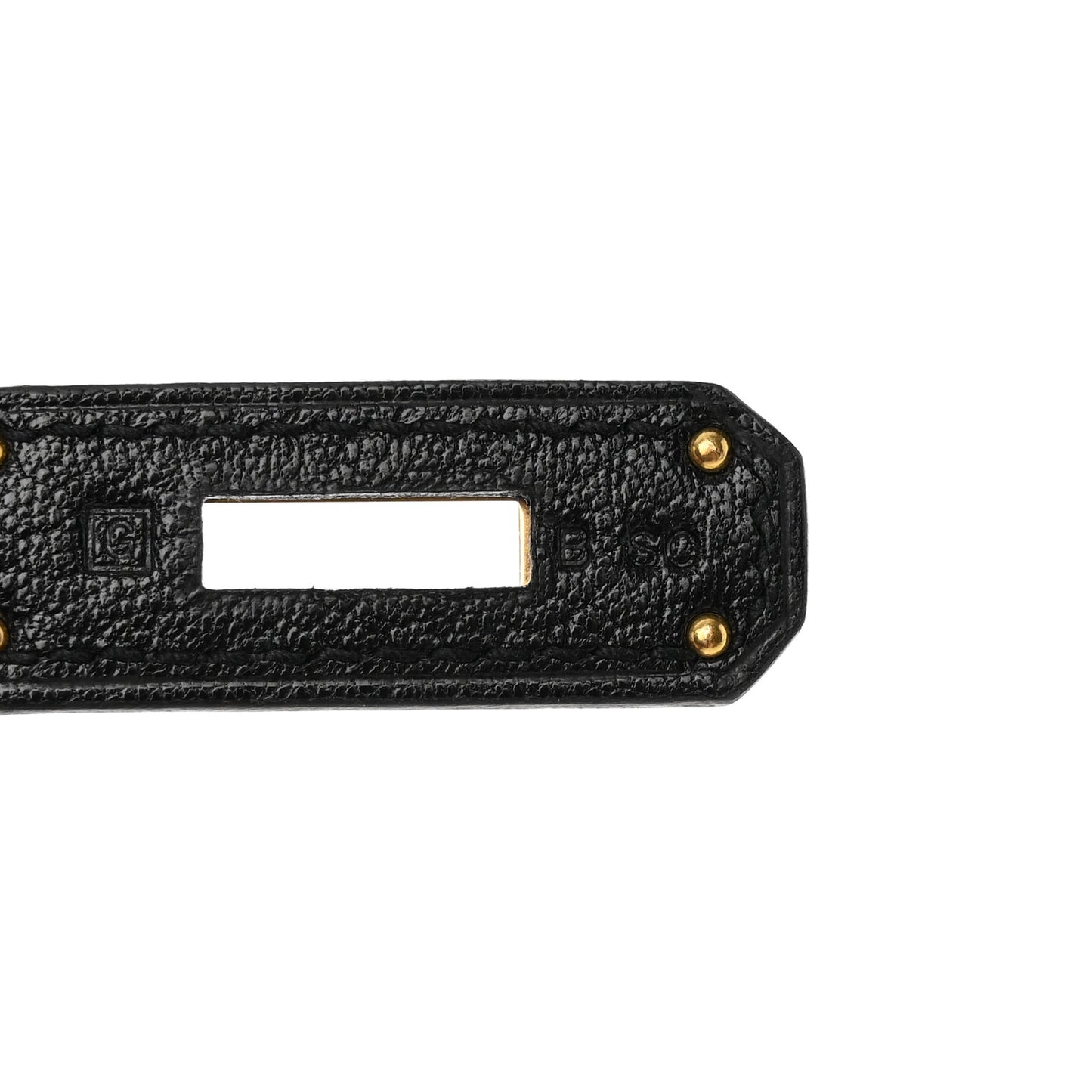 Chevre De Coromandel Birkin 40 Black