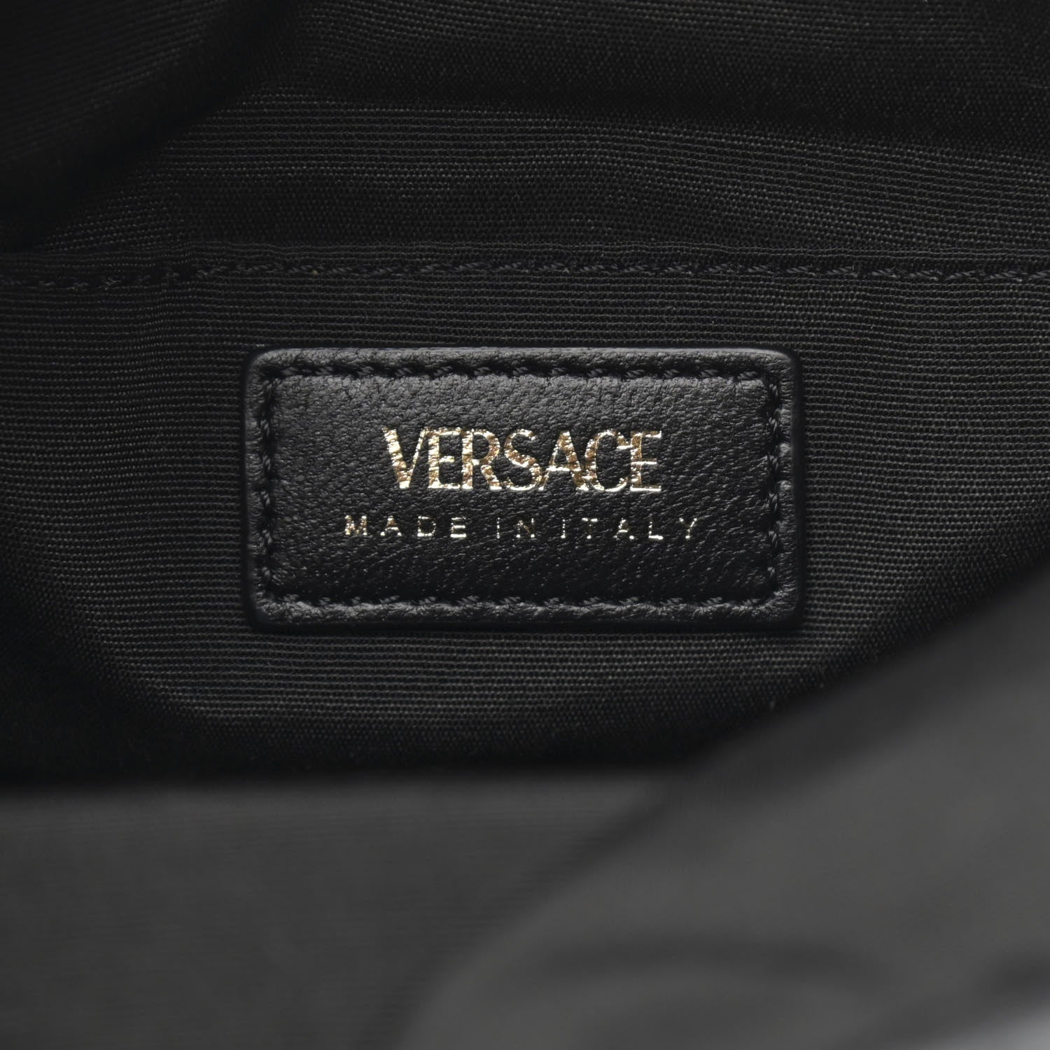 Versace Nappa Quilted Medusa Bucket Bag Black 7 of 10