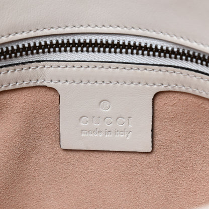 Gucci Calfskin Matelasse Small GG Marmont Shoulder Bag White 6 of 10