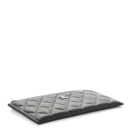 Chanel Caviar Quilted Classic Zip Pouch Black 4 of 10