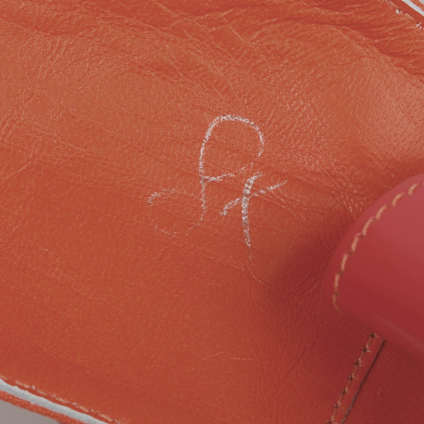 Nylon Calfskin High Top Sneakers Orange 8.5