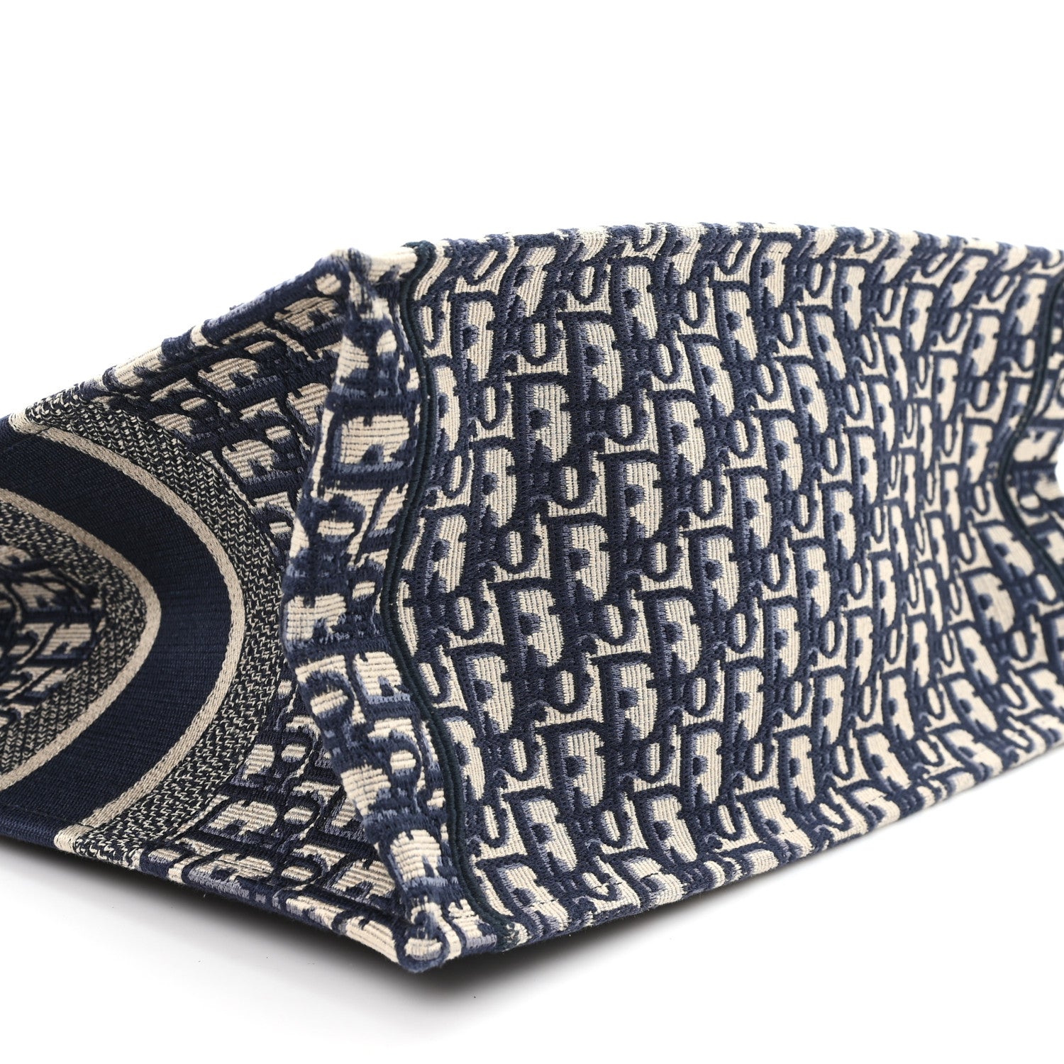 Christian Dior Oblique Medium Book Tote Blue Multicolor 9 of 12