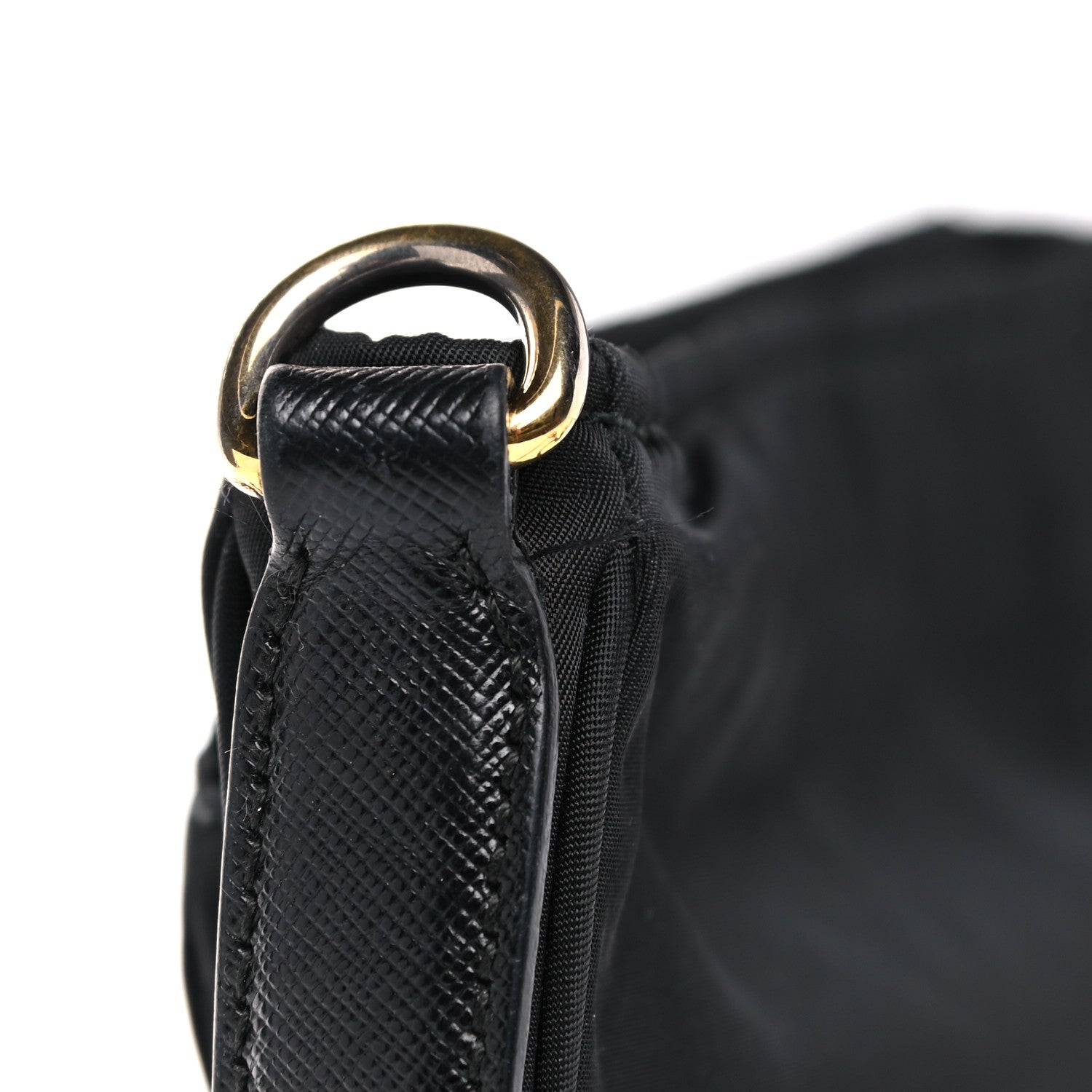 Prada Nylon Saffiano Crossbody Bag Black 10 of 17