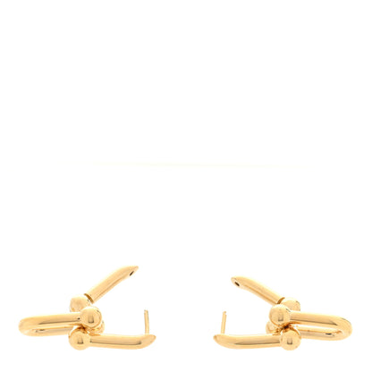 Tiffany 18K Yellow Gold Medium HardWear Link Earrings 3 of 5