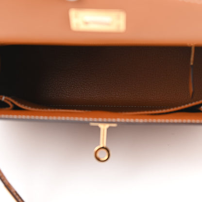 Hermes Veau Butler Kelly Sellier 25 Natural Sable 5 of 12