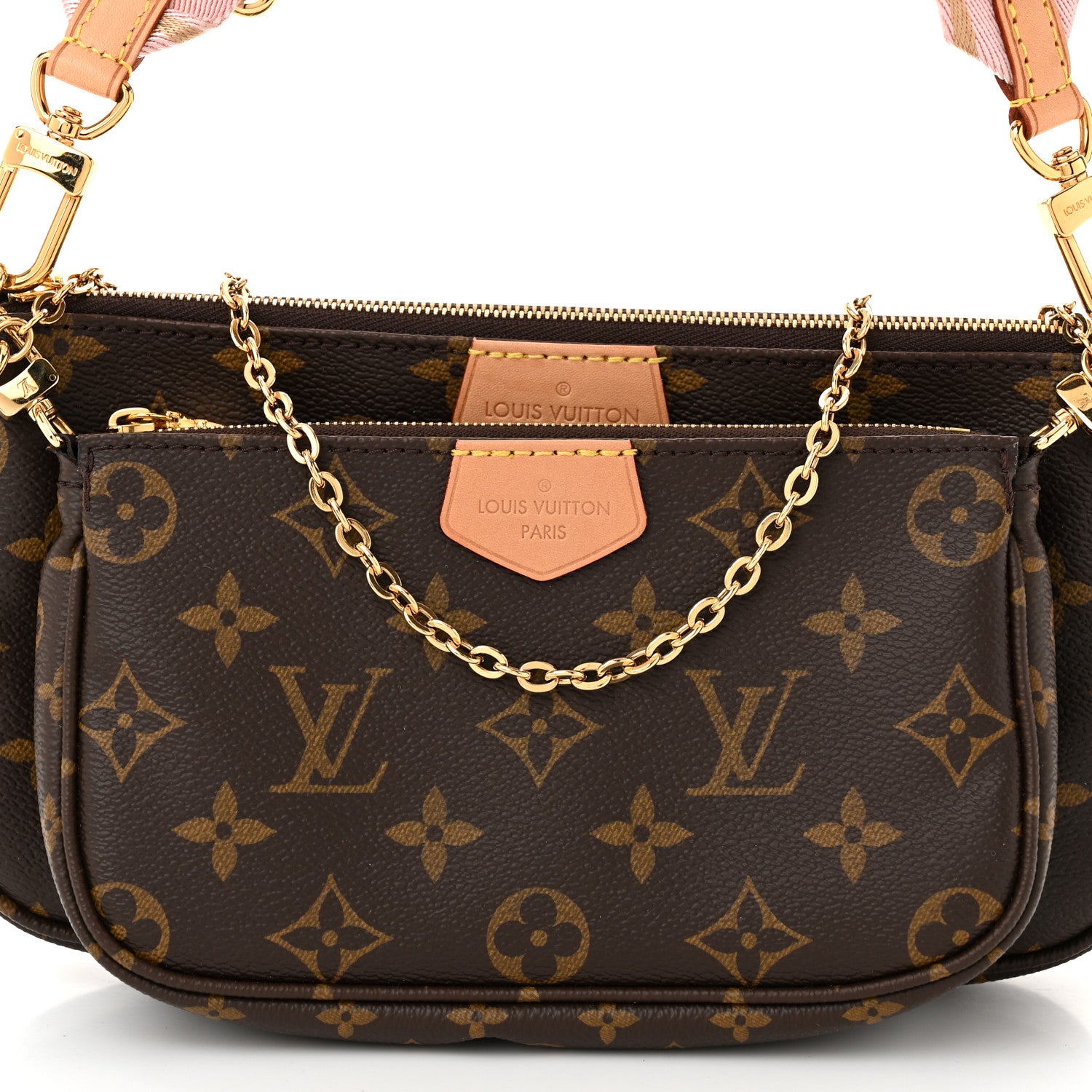Louis Vuitton Monogram My LV World Tour Multi Pochette Accessories Rose Clair 9 of 12