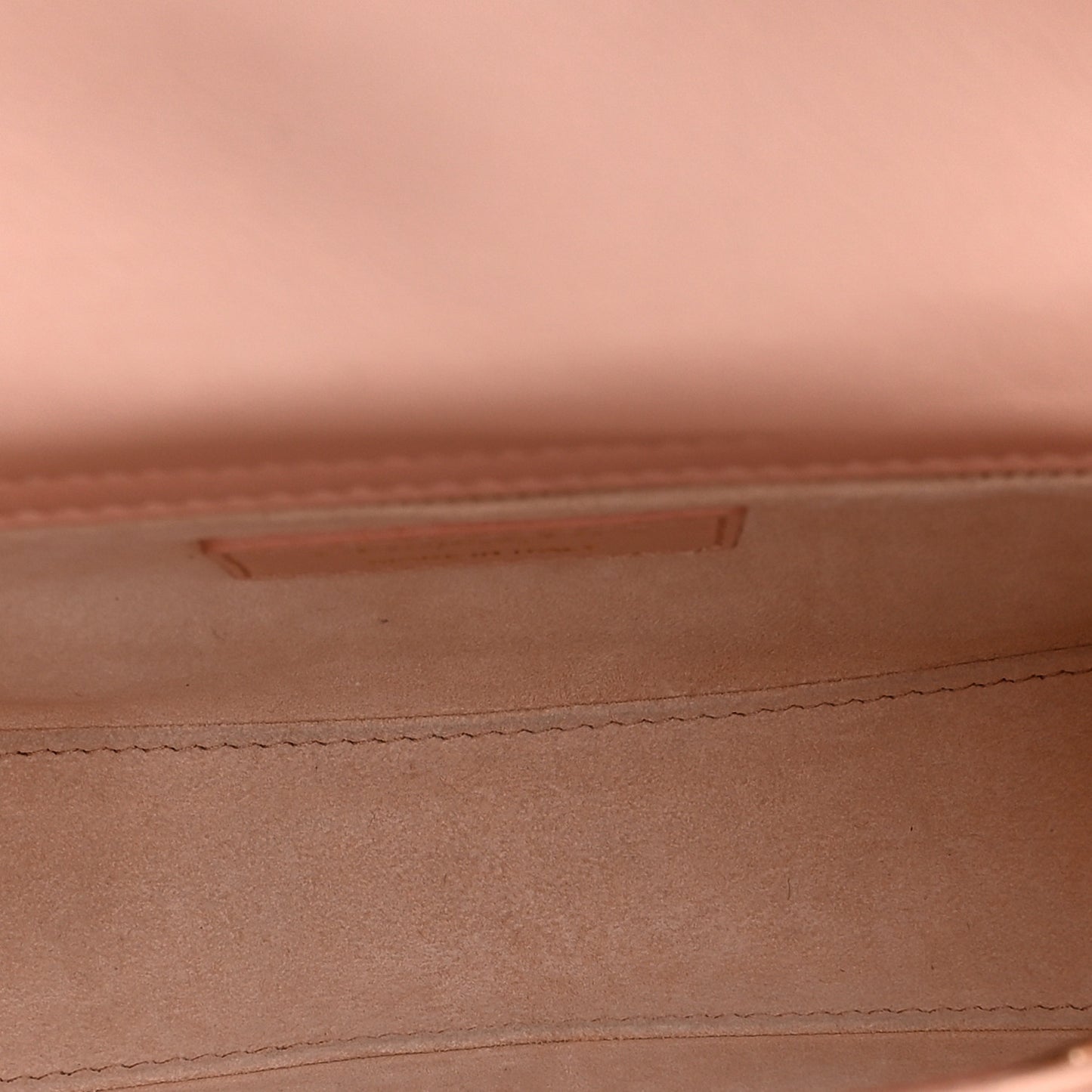 Ostrich Mini Lady Dior Light Pink