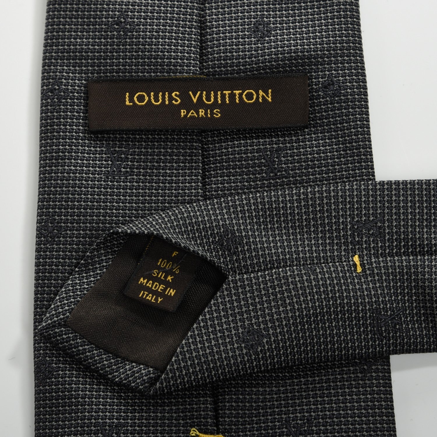 Louis Vuitton Silk Mens Neck Tie 4 of 5