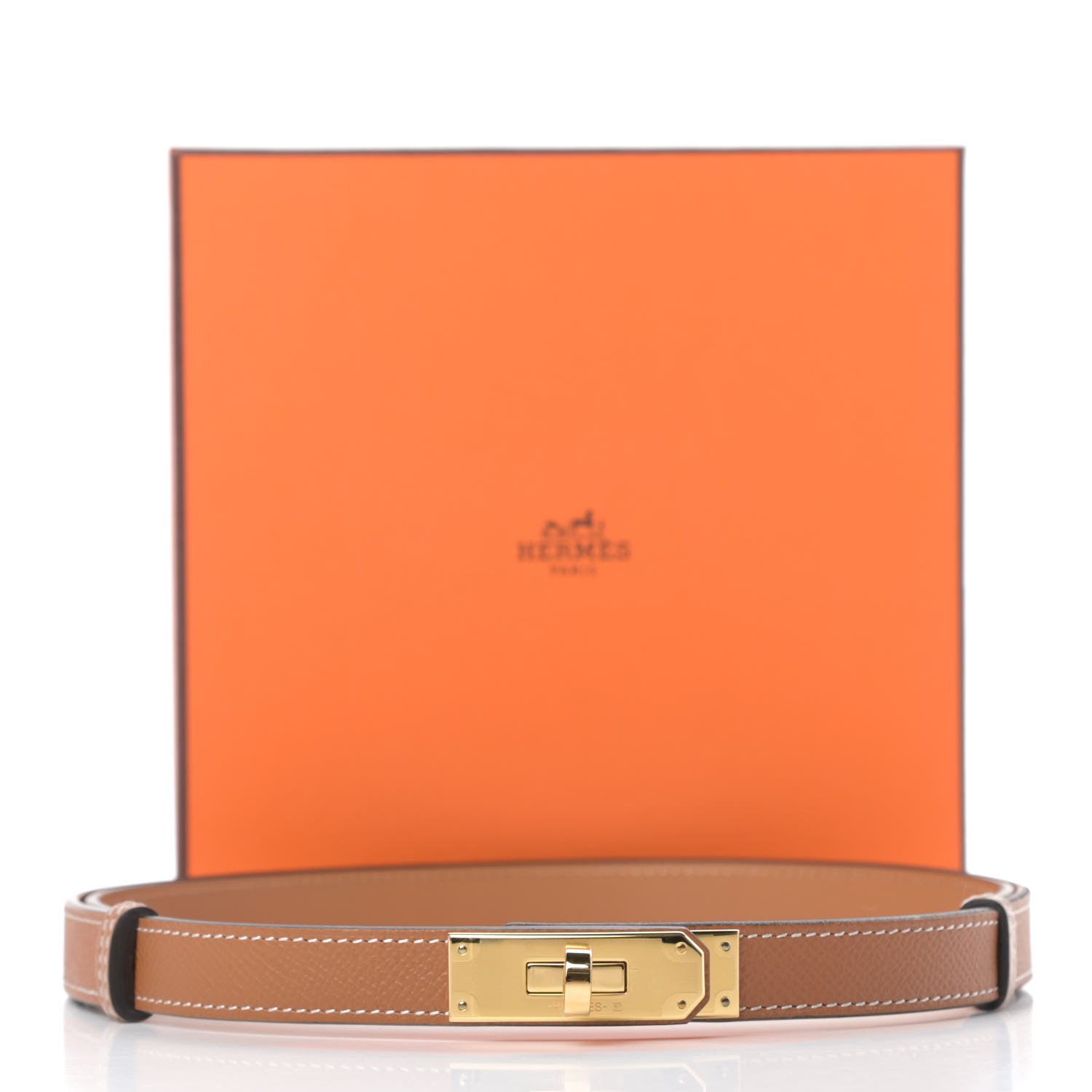 Hermes Epsom Kelly Belt Gold 5 of 5