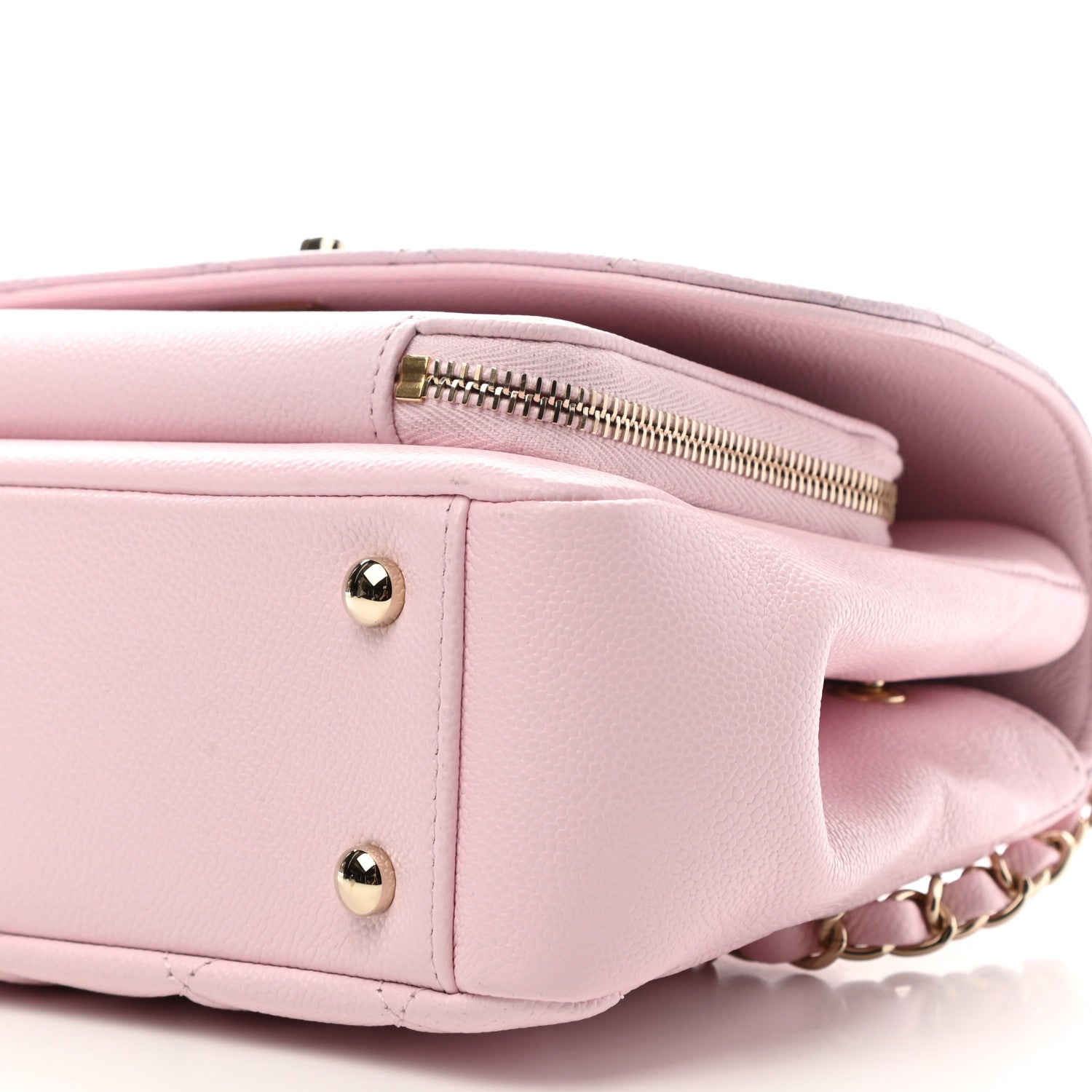 Chanel Caviar Quilted Medium Business Affinity Flap Light Pink 10 of 10