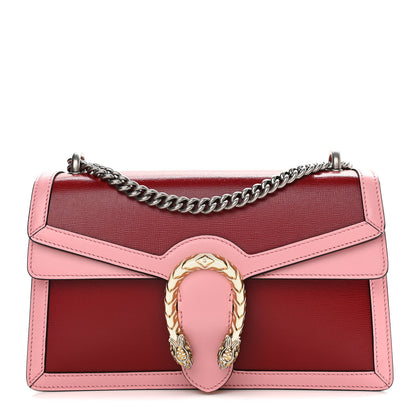 Gucci Azalea Calfskin Enamel Small Dionysus Shoulder Bag New Cherry Red Wild Rose Off White 1 of 12