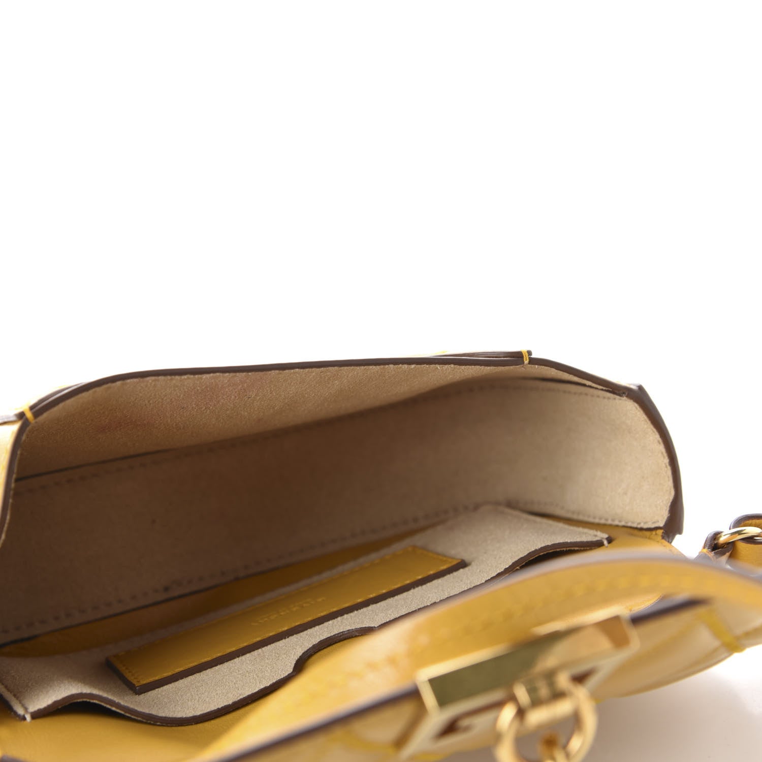 Givenchy Goatskin Quilted GV3 Mini Pocket Convertible Bag Golden 5 of 9