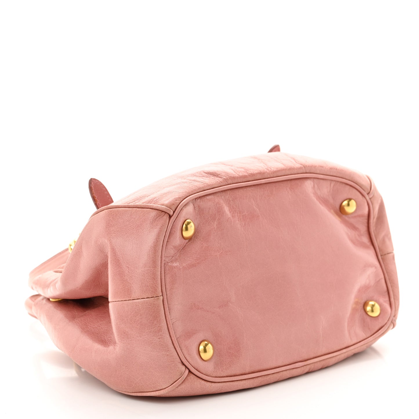 Vitello Shine Small Bow Shopping Tote Loto
