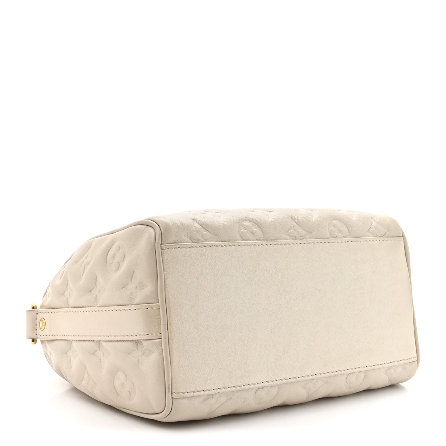 Lambskin Embossed Monogram Fall in Love Speedy 22 Bandouliere Ivory
