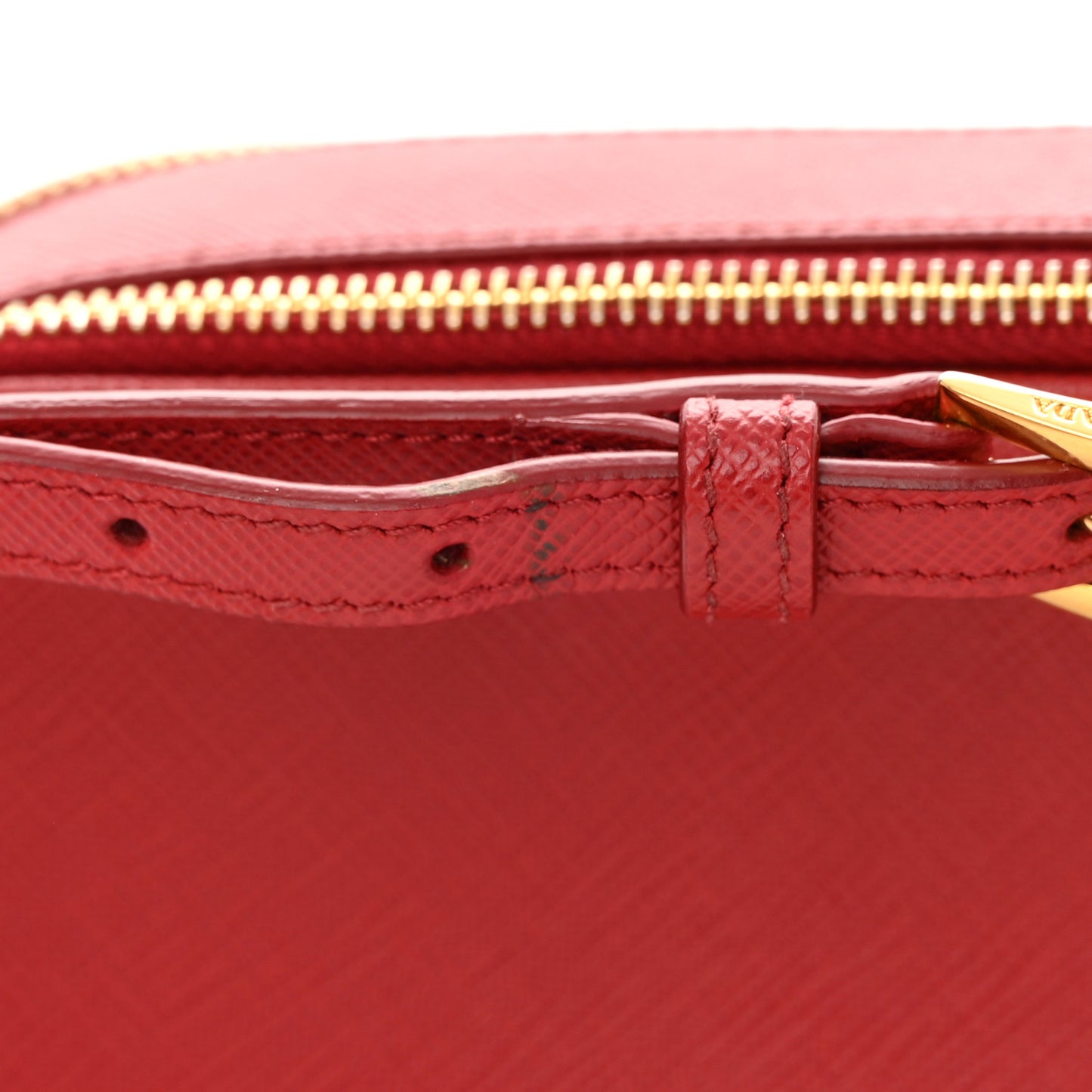 Saffiano Mini Camera Crossbody Fuoco