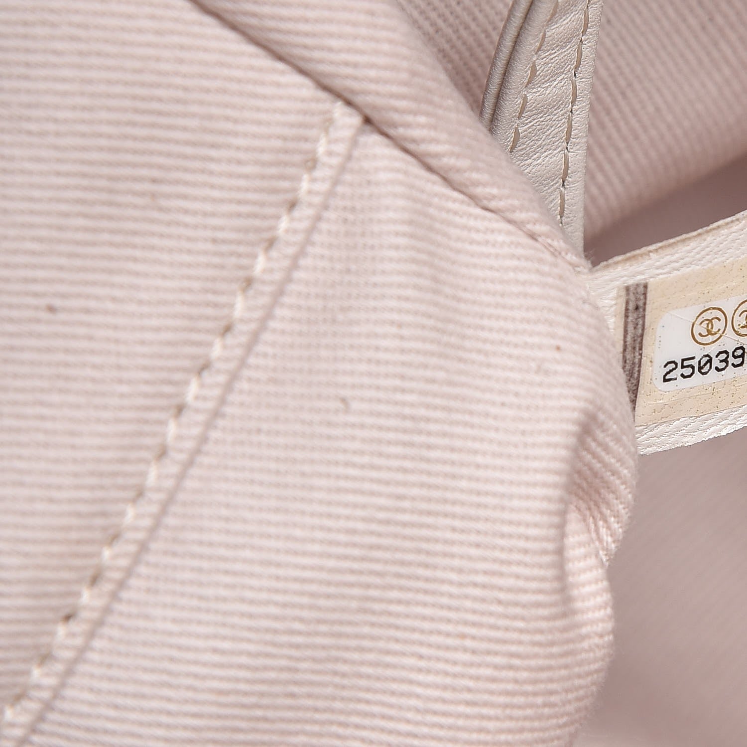 Chanel Canvas Large Deauville Tote Light Beige 7 of 7
