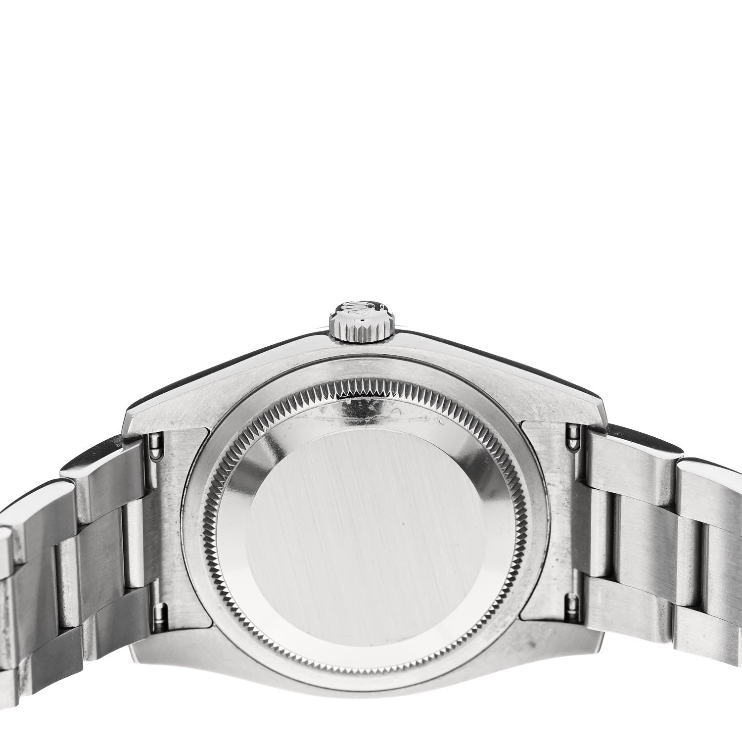 Rolex Stainless Steel 36mm Oyster Perpetual Watch Blue 116000 4 of 5