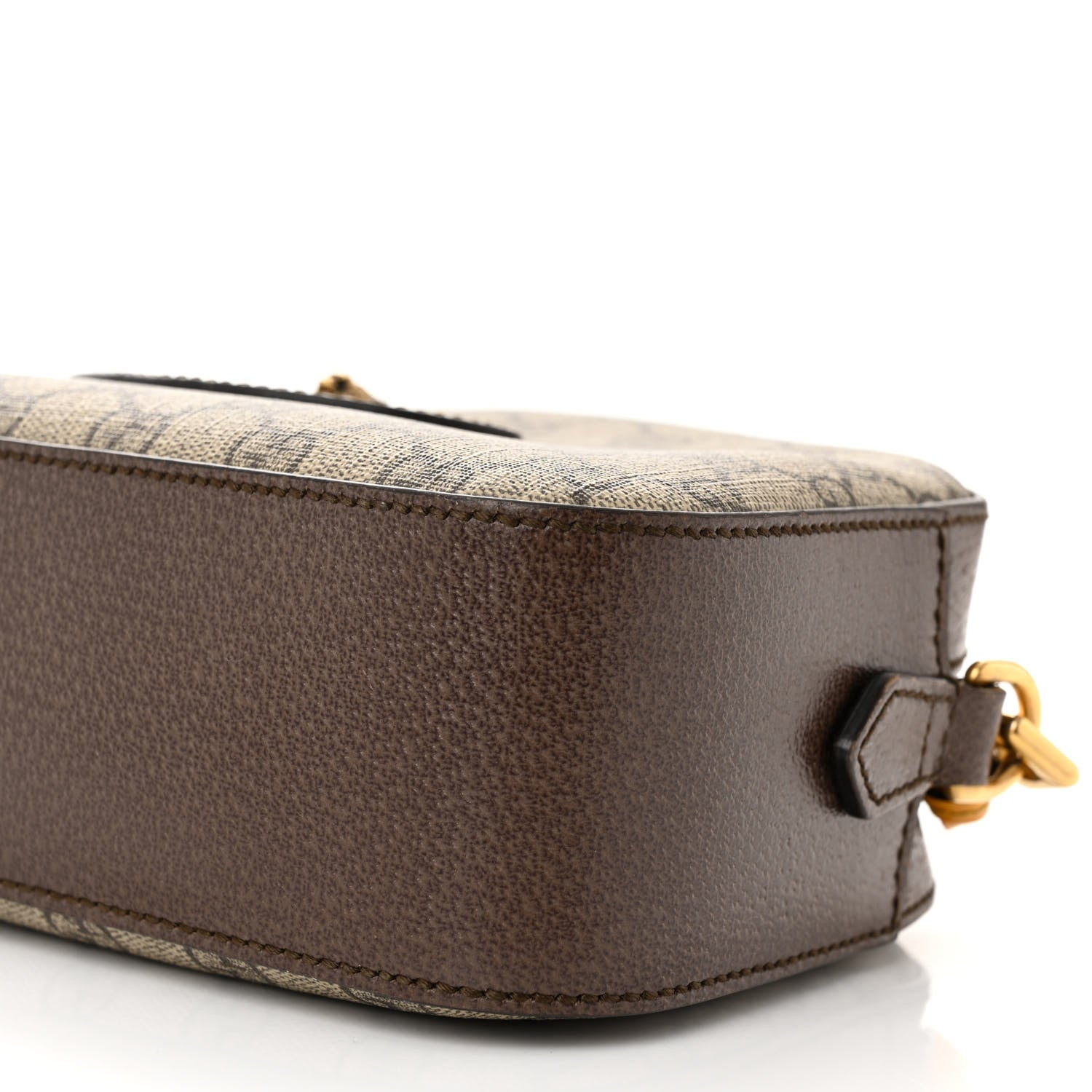 Gucci GG Supreme Monogram Web Neo Vintage Shoulder Bag Beige New Acero Crop 9 of 17