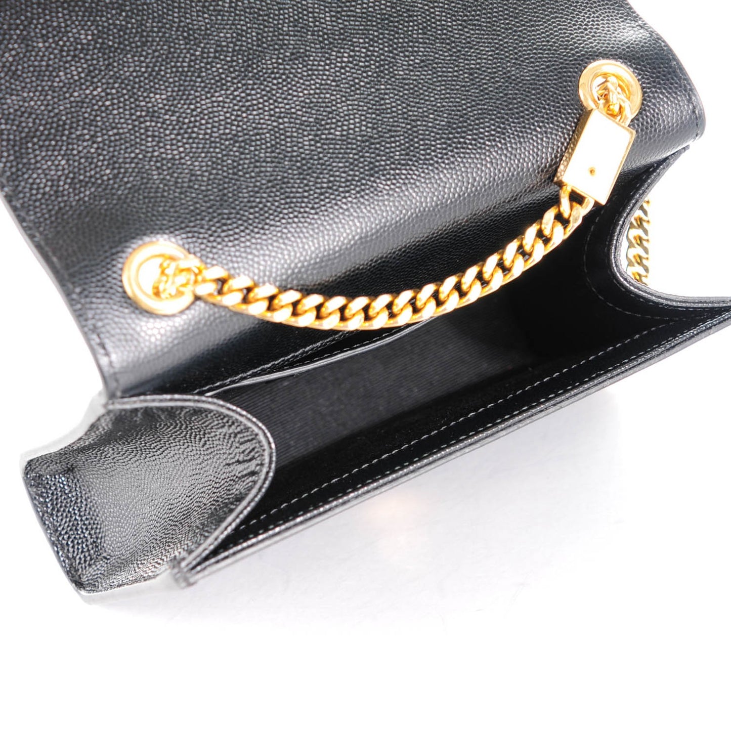 Grain De Poudre Small Monogram Kate Satchel Black