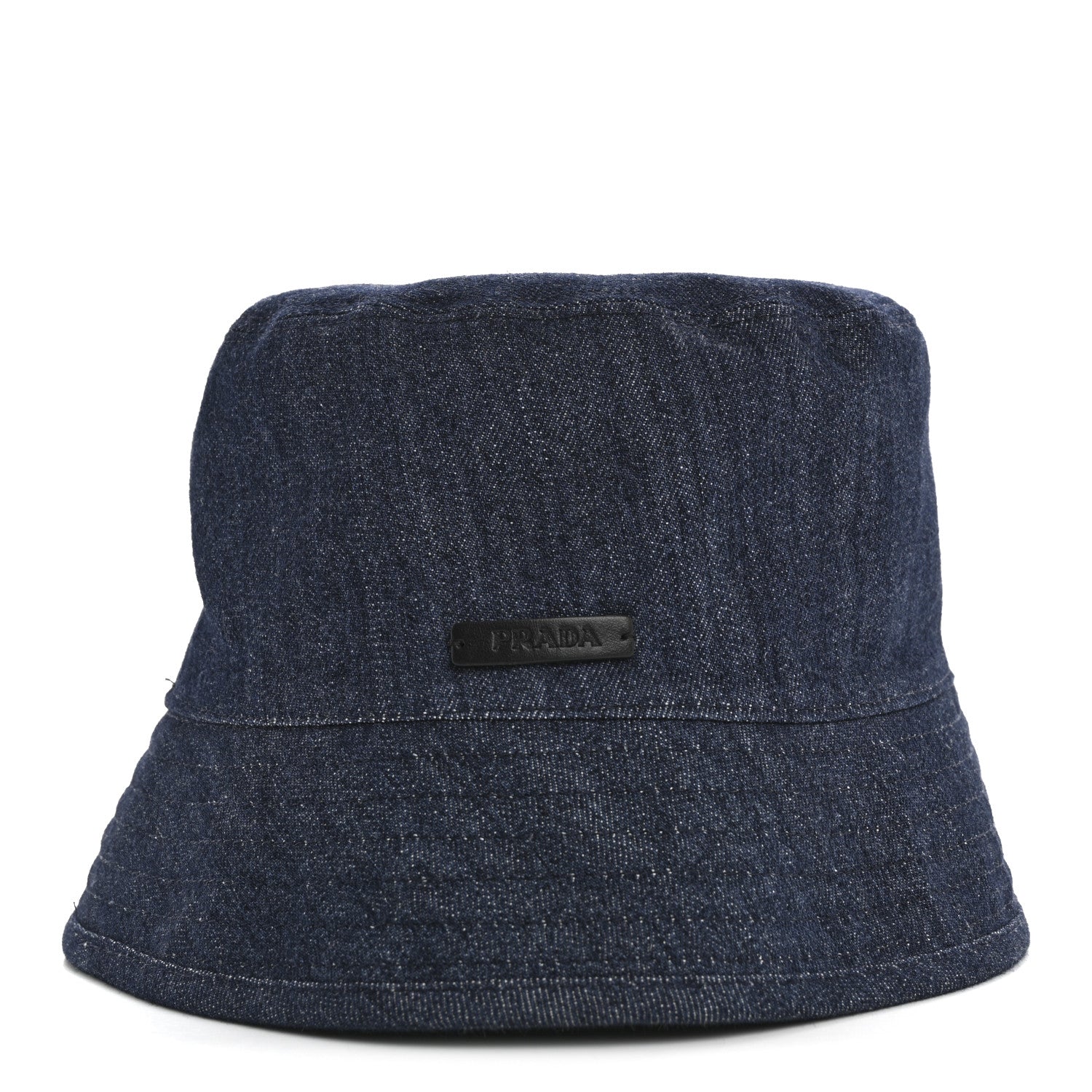 Prada Denim Re-Nylon Reversible M Bucket Hat Blue Black 5 of 12