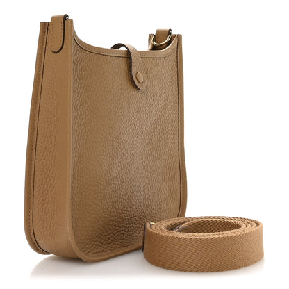 Hermes Taurillon Clemence Evelyne TPM Biscuit 3 of 11