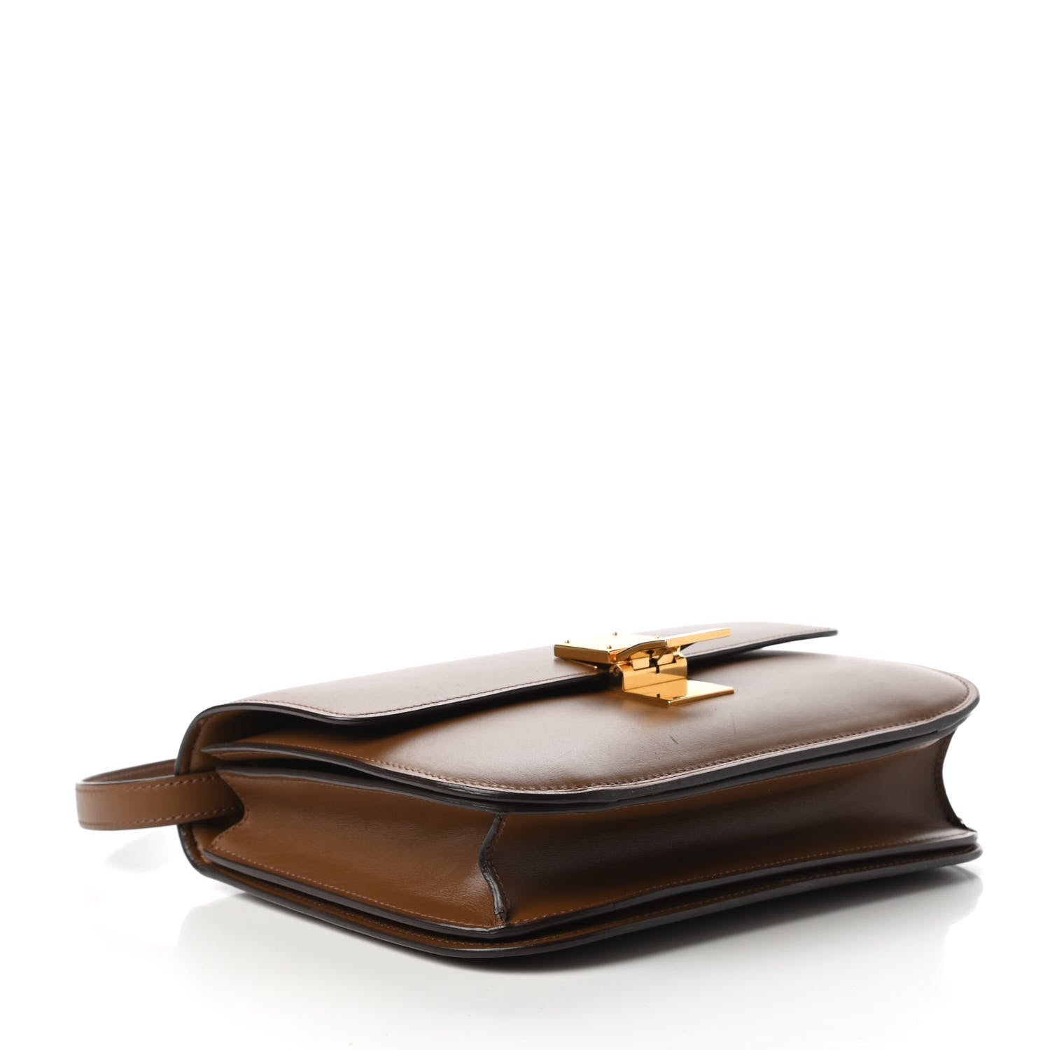Celine Box Calfskin Medium Classic Box Flap Bag Camel 4 of 13