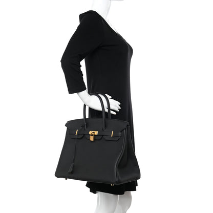 Hermes Togo Birkin 35 Black 2 of 11